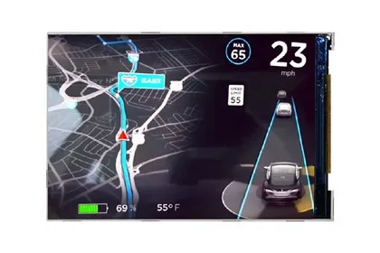 How to adjust the brightness of a 12.8 inch car TFT LCD panel?